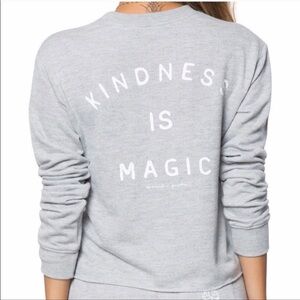 Spiritual Gangster Kindness is Magic cropped Sweatshirt XS
